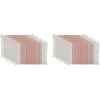 imageDII Everyday Collection Fringed Stripe Tabletop Placemat Set 13x20 TealPimento