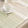 imageDII Everyday Collection Fringed Stripe Tabletop Placemat Set 13x20 TealThyme