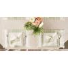 imageDII Everyday Collection Fringed Stripe Tabletop Placemat Set 13x20 TealThyme