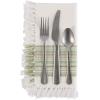 imageDII Everyday Collection Fringed Stripe Tabletop Placemat Set 13x20 TealThyme
