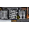imageDII French Check Kitchen Collection Decorative Oversized Cotton Dishtowels Assorted Set Black 6 PieceBlack