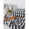 imageDII French Check Kitchen Collection Decorative Oversized Cotton Dishtowels Assorted Set Black 6 PieceBlackWhite