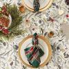imageDII French Stripe Dining Table Collection Farmhouse Style Table Runner 14x72 Inches Gray ChambrayBalsam Green