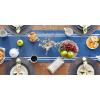 imageDII French Stripe Dining Table Collection Farmhouse Style Table Runner 14x72 Inches Gray ChambrayBlue Chambray