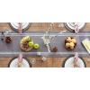 imageDII French Stripe Dining Table Collection Farmhouse Style Table Runner 14x72 Inches Gray ChambrayGray Chambray