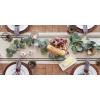 imageDII French Stripe Dining Table Collection Farmhouse Style Table Runner 14x72 Inches Gray ChambrayTaupeBlack
