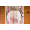 imageDII French Stripe Dining Table Collection Farmhouse Style Table Runner 14x72 Inches Gray ChambrayTaupeRed