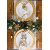 imageDII French Stripe Dining Table Collection Farmhouse Style Table Runner 14x72 Inches Gray ChambrayWhite Chambray