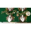 imageDII French Stripe Tabletop Collection Farmhouse Style Dining Table Linen Tablecloth 60x104 TaupeBlueBalsam Green