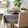 imageDII French Stripe Tabletop Collection Farmhouse Style Dining Table Linen Tablecloth 60x104 TaupeBlueGray Chambray