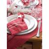 imageDII French Stripe Tabletop Collection Farmhouse Style Dining Table Linen Tablecloth 60x104 TaupeBlueRed Chambray