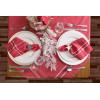 imageDII French Stripe Tabletop Collection Farmhouse Style Dining Table Linen Tablecloth 60x104 TaupeBlueRed Chambray