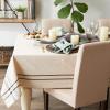 imageDII French Stripe Tabletop Collection Farmhouse Style Dining Table Linen Tablecloth 60x104 TaupeBlueTaupeBlack