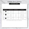 imageDII French Stripe Tabletop Collection Farmhouse Style Dining Table Linen Tablecloth 60x104 TaupeBlueTaupeBlack