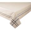 imageDII French Stripe Tabletop Collection Farmhouse Style Dining Table Linen Tablecloth 60x104 TaupeBlueTaupeBlack