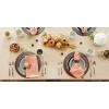 imageDII French Stripe Tabletop Collection Farmhouse Style Dining Table Linen Tablecloth 60x104 TaupeBlueTaupeBlue