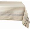 imageDII French Stripe Tabletop Collection Farmhouse Style Dining Table Linen Tablecloth 60x104 TaupeBlueTaupeGray
