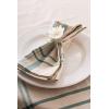 imageDII French Stripe Tabletop Collection Farmhouse Style Dining Table Linen Tablecloth 60x104 TaupeBlueTaupeTeal
