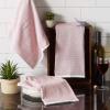 imageDII French Terry Collection Kitchen Dishtowel Set 18x28 Barn Red Chambray Solid 3 PieceBarn Red Chambray Solid