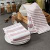 imageDII French Terry Collection Kitchen Dishtowel Set 18x28 Barn Red Chambray Solid 3 PieceBarn Red Nautical Stripe