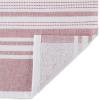 imageDII French Terry Collection Kitchen Dishtowel Set 18x28 Barn Red Chambray Solid 3 PieceBarn Red Stripe