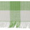 imageDII Heavyweight Fringed Check Tabletop Collection Placemat Set 13x19 Gray 6 PieceBright Green