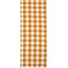 imageDII Heavyweight Fringed Check Tabletop Collection Placemat Set 13x19 Gray 6 PiecePumpkin Spice