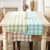 imageDII Heavyweight Fringed Check Tabletop Collection Placemat Set 13x19 Gray 6 PieceStone Brown