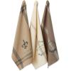imageDII Cotton French Jacquard Dish Towels Set of 3 Decorative Tea Towels for Everyday Kitchen Cooking and BakingFrench MacaroonsAssorted French Grain
