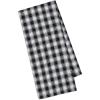 imageDII French Check Kitchen Collection Decorative Oversized Cotton Dishtowels Assorted Set Black 6 PieceBlackWhite