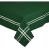 imageDII French Stripe Tabletop Collection Farmhouse Style Dining Table Linen Tablecloth 60x104 TaupeBlueBalsam Green