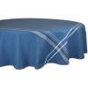 imageDII French Stripe Tabletop Collection Farmhouse Style Dining Table Linen Tablecloth 60x104 TaupeBlueBlue Chambray