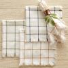 imageDII Basic Check Collection Tabletop Napkin Set Black 6 PieceBlack