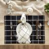 imageDII Basic Check Collection Tabletop Napkin Set Black 6 PieceBlack