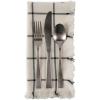 imageDII Basic Check Collection Tabletop Napkin Set Black 6 PieceBlack