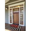 imageDII Buffalo Check Coir Doormat Stylish Farmhouse Dcor Pet Friendly 18x30 Red ampamp WhiteRed  White