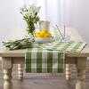 imageDII Buffalo Check Collection Classic Farmhouse Placemat Set 13x19 Red ampamp Black 6 PieceAntique Green