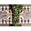 imageDII Buffalo Check Collection Classic Farmhouse Placemat Set 13x19 Red ampamp Black 6 PieceBlack  White