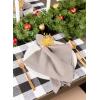 imageDII Buffalo Check Collection Classic Farmhouse Placemat Set 13x19 Red ampamp Black 6 PieceBlack  White