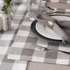 imageDII Buffalo Check Collection Classic Farmhouse Placemat Set 13x19 Red ampamp Black 6 PieceGray  White