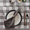 imageDII Buffalo Check Collection Classic Farmhouse Placemat Set 13x19 Red ampamp Black 6 PieceGray  White