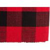 imageDII Buffalo Check Collection Classic Farmhouse Placemat Set 13x19 Red ampamp Black 6 PieceRed  Black