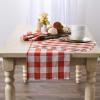 imageDII Buffalo Check Collection Classic Farmhouse Placemat Set 13x19 Red ampamp Black 6 PieceVintage Red