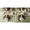 imageDII Buffalo Check Collection Classic Farmhouse Tablecloth Tablecloth 70quot Round Antique Green