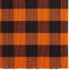 imageDII Buffalo Check Collection Classic Farmhouse Tabletop Set Placemat Set 13x19 Orange ampamp Black 6 Piece