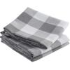imageDII Buffalo Check Kitchen Collection Classic Farmhouse Dishtowel Set 20x30 Pink ampampWhite 3 PieceGray  White