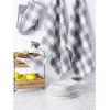 imageDII Buffalo Check Kitchen Collection Classic Farmhouse Dishtowel Set 20x30 Pink ampampWhite 3 PieceGray  White