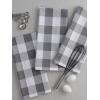 imageDII Buffalo Check Kitchen Collection Classic Farmhouse Dishtowel Set 20x30 Pink ampampWhite 3 PieceGray  White