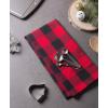 imageDII Buffalo Check Kitchen Collection Classic Farmhouse Dishtowel Set 20x30 Pink ampampWhite 3 PieceRed  Black
