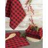 imageDII Buffalo Check Kitchen Collection Classic Farmhouse Dishtowel Set 20x30 Pink ampampWhite 3 PieceRed  Black